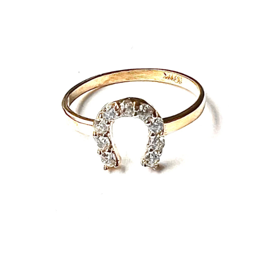 horseshoe ring front picture
