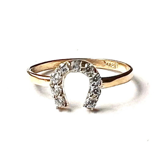 horseshoe ring front live picture